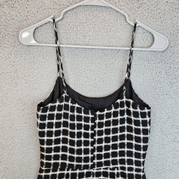 Dress The Population Women's Shaireen Black & White Check Sheath Dress Sz XXS - Picture 8 of 14